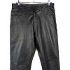 KOŽENÉ dámské černé kalhoty L
