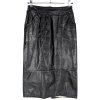 KOŽENÁ dámská černá sukně 36