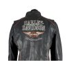 KOŽENÁ dámská černá moto bunda Harley Davidson XL