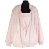 Dámská růžová prošívaná nosící bunda 48/22