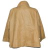 KOŽENÉ dámské béžové sako XXXXL+ 3