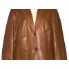 KOŽENÝ dámský hnědý měkký kabát GERRY WEBER XXXXL/54