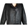 KOŽENÝ dámský černý měkký kabát  XXXL 3
