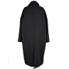 Vlněný dámský dlouhý černý oversize kabát MANGO L