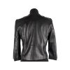 KOŽENÁ dámská černá bunda na zip do pasu ESPRIT M