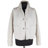 Bavlněná dámská smetanová oversize bunda Pull&Bear S