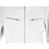 KOŽENÁ dámská bílá bunda na zip Traction XS
