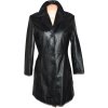 KOŽENÝ dámský černý měkký kabát William & Delvin M