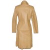 KOŽENÝ dámský béžový kabát SKIN TONES M 3