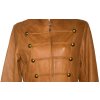 KOŽENÝ dámský hnědý měkký kabát TCM 16/42 2