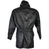 KOŽENÝ dámský černý měkký kabát - křivák s páskem 12/40 7