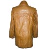 KOŽENÝ dámský hnědý měkký kabát LLD L 5
