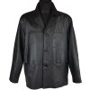 KOŽENÁ pánská černá bunda CERO M, L, XL, XXL