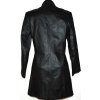 KOŽENÝ dámský černý kabát CERO L 6