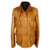 Kožená dámská koňaková bunda DENVER   M*