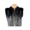 Dámská šedá kožešinová vesta UNI