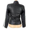 KOŽENÁ dámská černá bunda na zip KARA S, L
