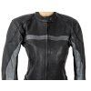 KOŽENÁ dámská černá motorkářská bunda M