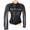 KOŽENÁ dámská černá motorkářská bunda M
