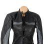 KOŽENÁ dámská černá motorkářská bunda M