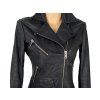 KOŽENÝ dámský černý křivák STAY M