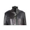 Kožená měkká dámská černá bunda DERI  L*