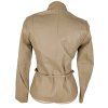 KOŽENÁ dámská béžová bunda s páskem Arm's S