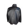 Kožená měkká pánská černá bunda na zip CALYPSO XXL*