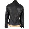 KOŽENÁ dámská černá bunda na zip TOM TAILOR M