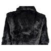 Pravý dámský černý kožich na zip Berghaus M