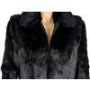 Pravý dámský černý kožich na zip Berghaus M