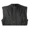 KOŽENÁ pánská černá zateplená vesta City Collection L
