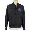 Pánský černý NASA bomber na zip M
