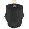 KOŽENÁ pánská černá vesta na knoflíky AKASO XL