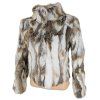 Pravý dámský kožíšek na zip TONFUR S