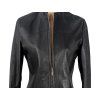 KOŽENÁ dámská černá bunda na zip WS Leather 14/42
