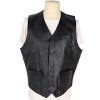 KOŽENÁ pánská černá vesta Patino XL