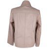 KOŽENÁ dámská růžová bunda na zip L/XL