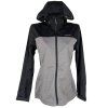 Dámská šedá softshellová bunda s kapucí  HEAD L