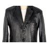 KOŽENÉ pánské černé sako Deri-Teks S