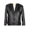 KOŽENÉ pánské černé sako Deri-Teks S