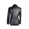 Kožená měkká dámská černá bunda LEATHER LIMITED M*