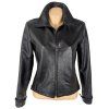 KOŽENÁ dámská černá bunda na zip Horstmann S