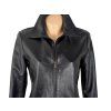 KOŽENÁ dámská černá bunda na zip Horstmann S