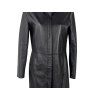 KOŽENÝ dámský černý kabát na zip Danier M