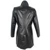 KOŽENÝ dámský černý kabát Calypso S, L
