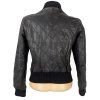 KOŽENÝ dámský černý prošívaný bomber Vero Moda M