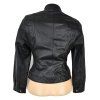 KOŽENÁ dámská černá bunda na zip Milan Leather XS/S