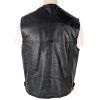 KOŽENÁ pánská černá vesta Hogir Leather L