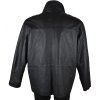 KOŽENÁ pánská černá měkká bunda na zip John F. Gee L, XXL